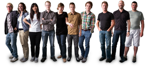 Team picture with supervisors